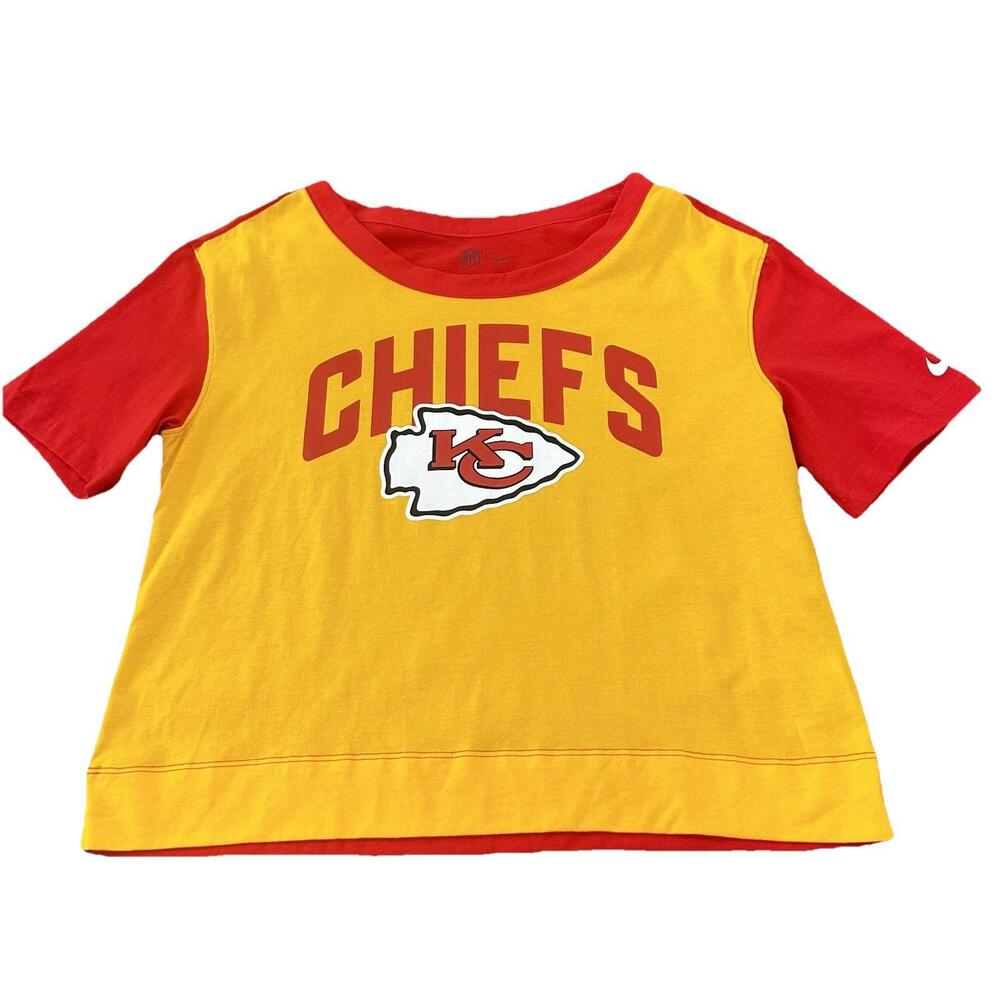 NWT Nike Kansas City Chiefs High Hip Fashion T-Shirt Size Women's Small